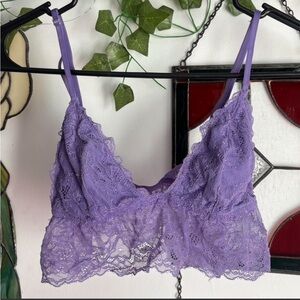 Urban Outfitters Lavender Lace Bralette